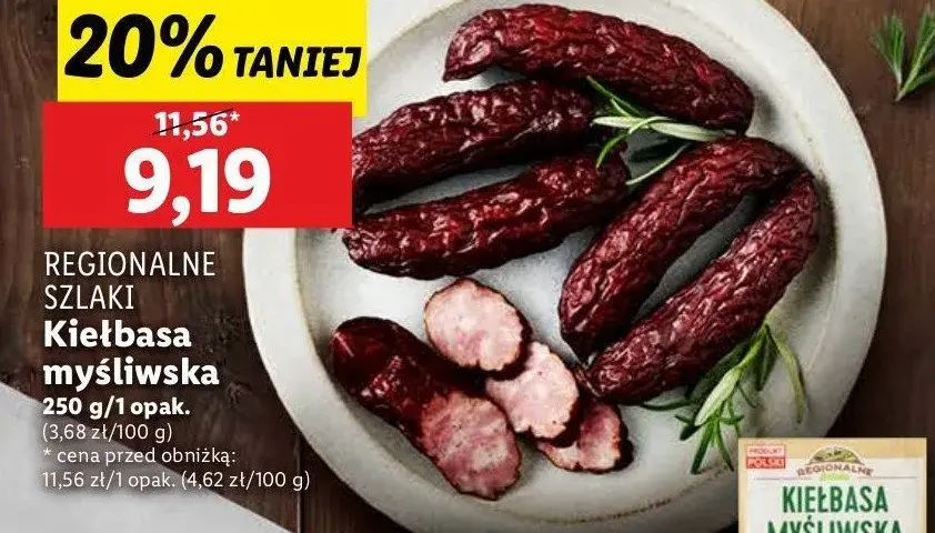 Kiełbasa myśliwska w Lidl: najlepsze promocje i opinie klientów